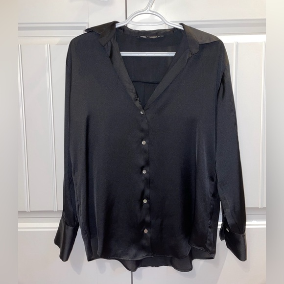 Zara Satin Blouse - Picture 1 of 5